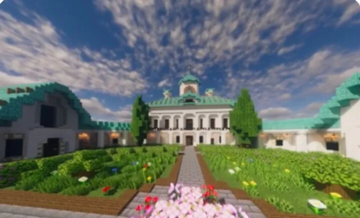 Усадьба Середниково, построенная в Minecraft